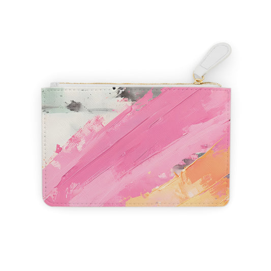 Chic Mini Clutch Bag, Colorful Cosmetic Pouch, Stylish Wallet, Art-Inspired Accessory, Ideal for Gifts, Perfect for Parties