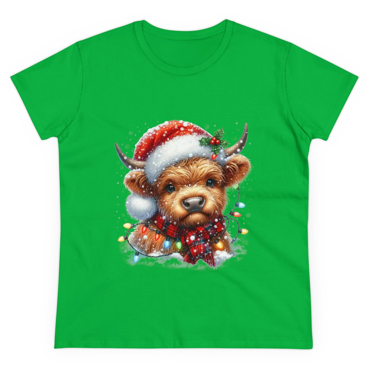 Highlands Christmas Cow T-Shirt