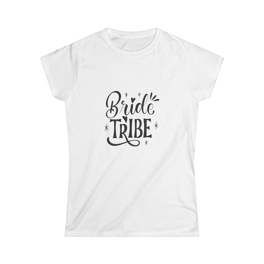 Bridal Party Softstyle Tee - Bride Tribe Shirt for Bachelorette Party, Wedding Celebration, Girls Day Out, Bride Gift, Matching Outfits