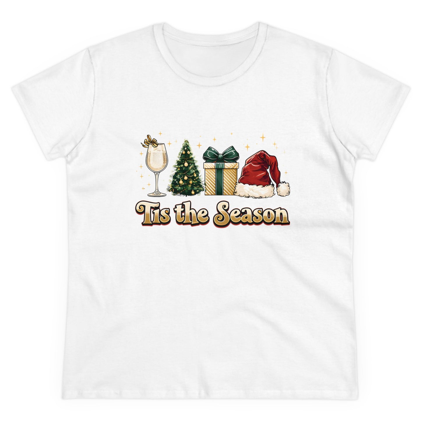 Christmas White Wine Tee