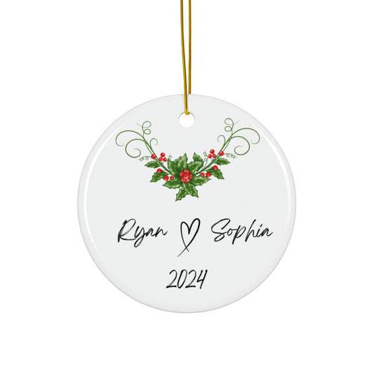 Personalized Ceramic Ornament