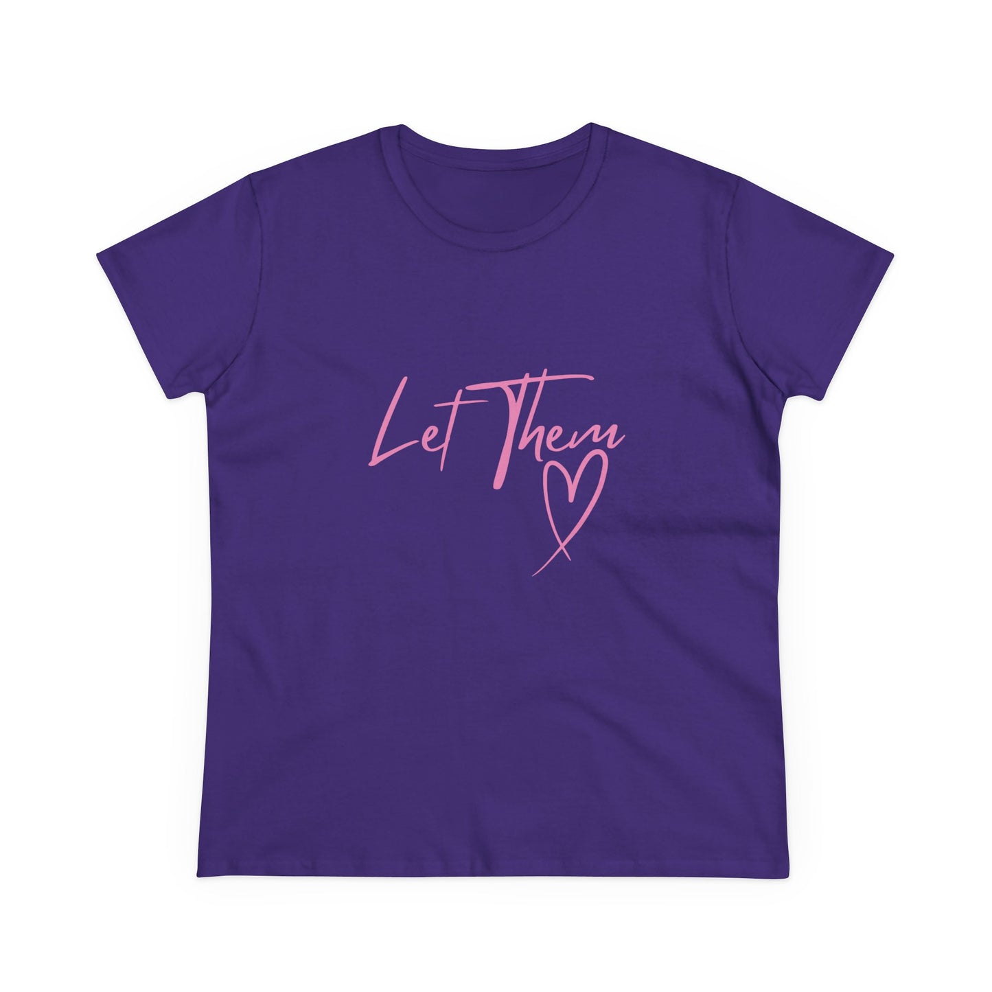 Empowering Women's Cotton Tee - "Let Them" Inspirational Message Top
