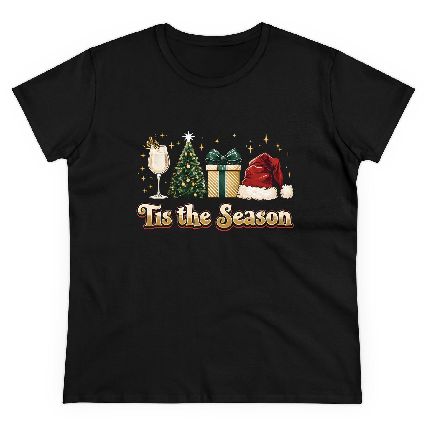 Christmas White Wine Tee