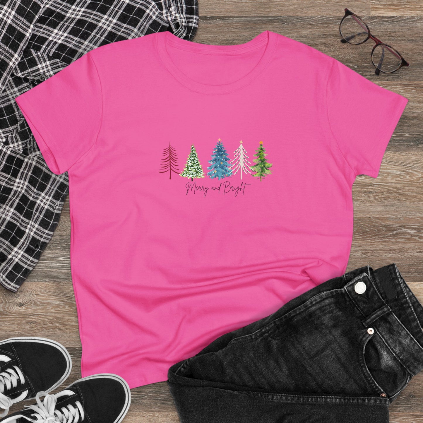 Merry and Bright Christmas Tee