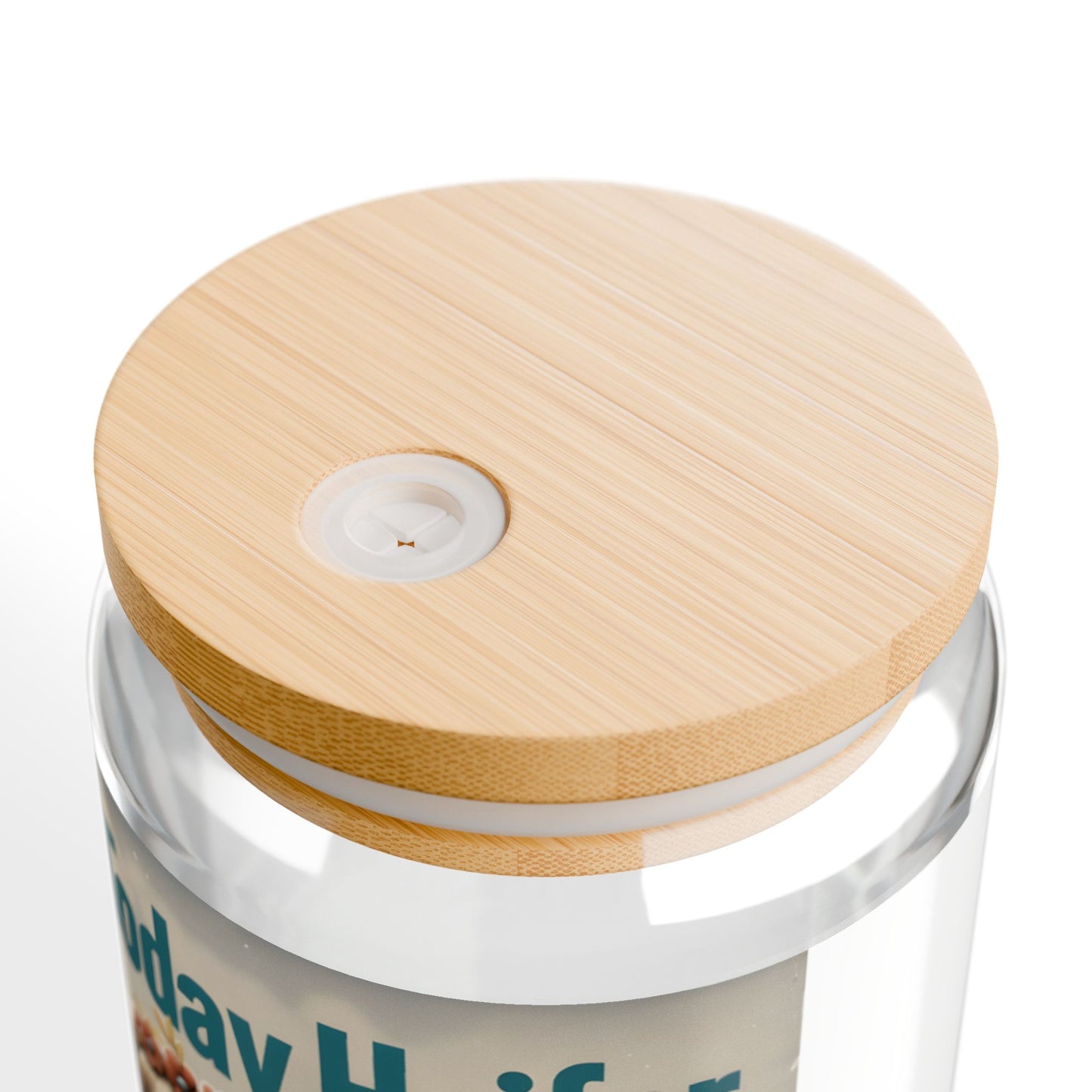 Highland Cow Not Today Sipper Glass