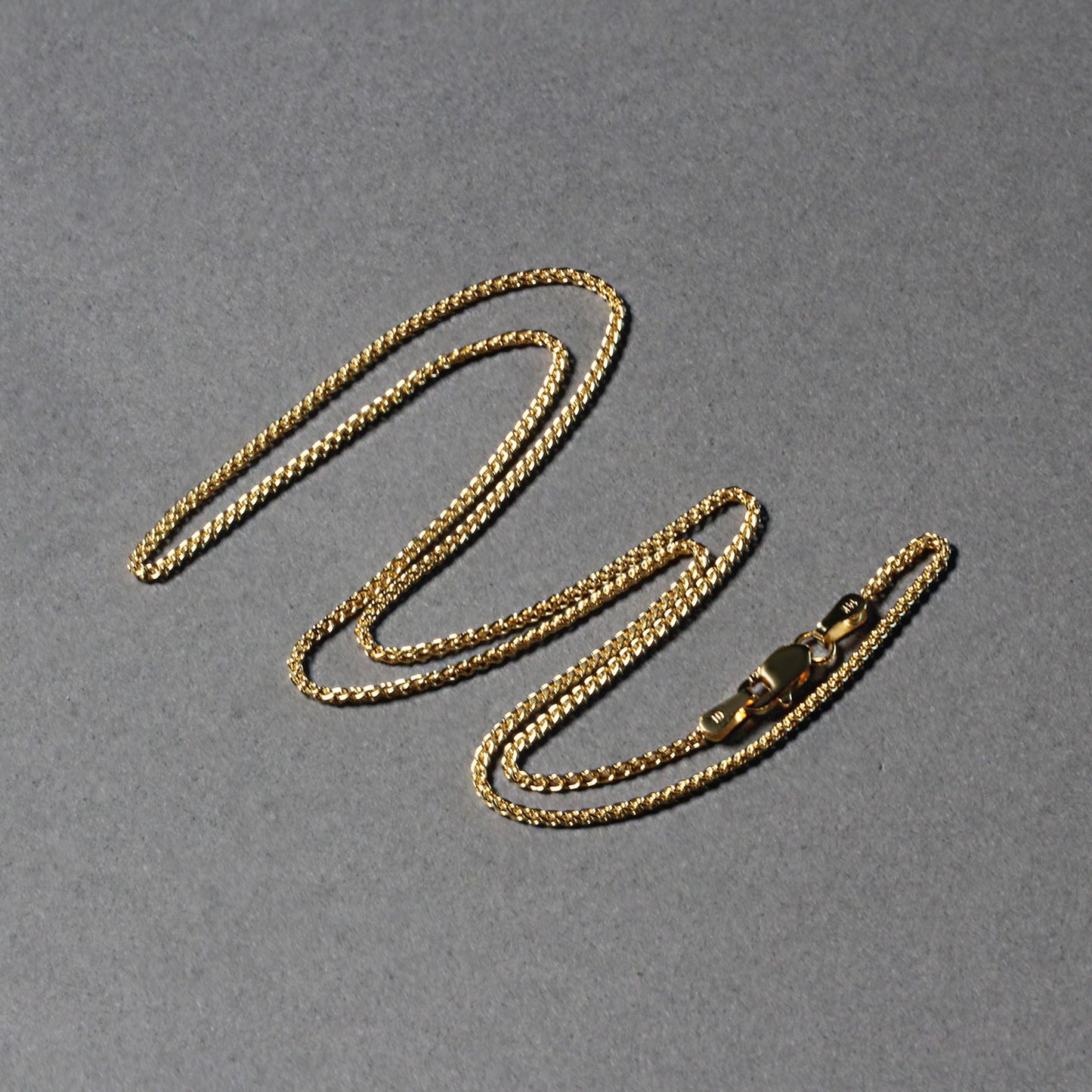 14k Yellow Gold Round Chain (1.2 mm)