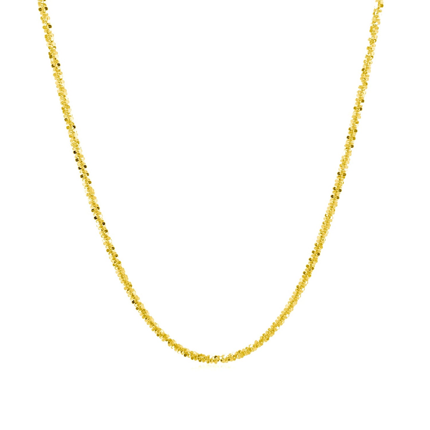 10k Yellow Gold Sparkle Chain 1.50 mm)