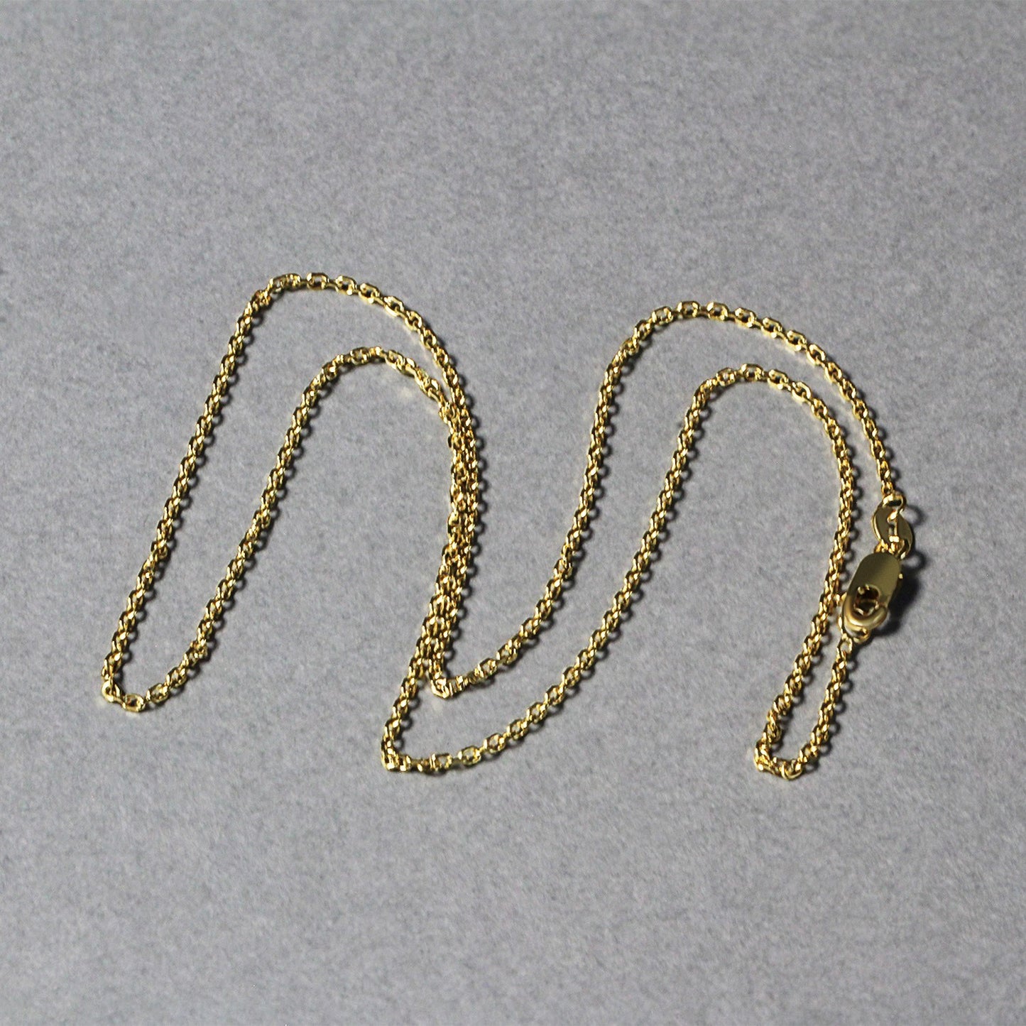 14k Yellow Gold Diamond Cut Cable Link Chain (1.30 mm)