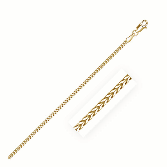 14k Yellow Gold Franco Chain (1.60 mm)