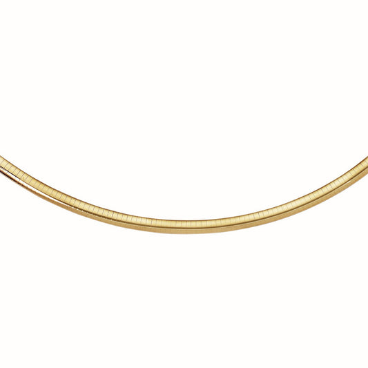 14k Yellow Gold Classic Omega Style Chain (6.00 mm)