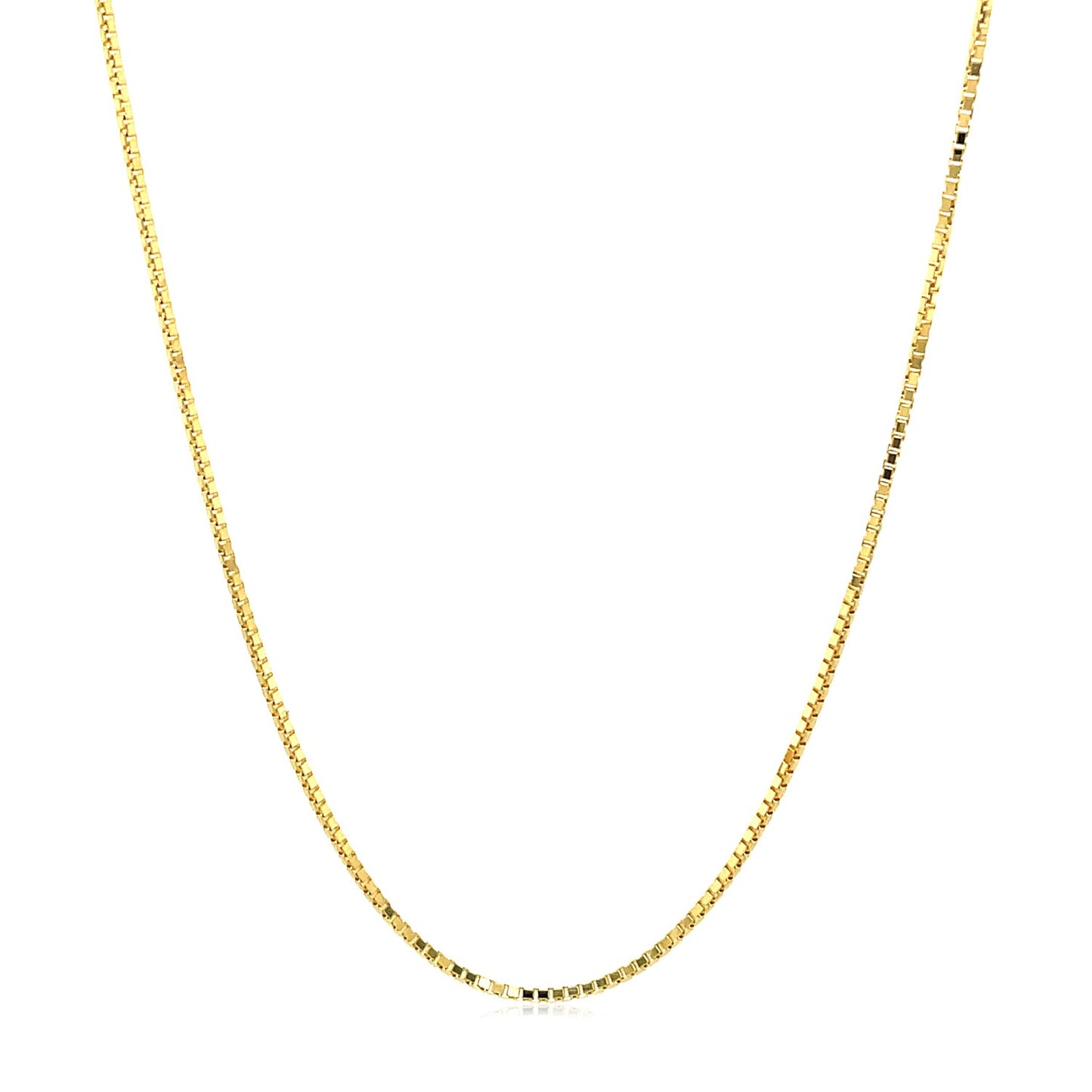 14k Yellow Gold Octagonal Box Chain (1.00 mm)