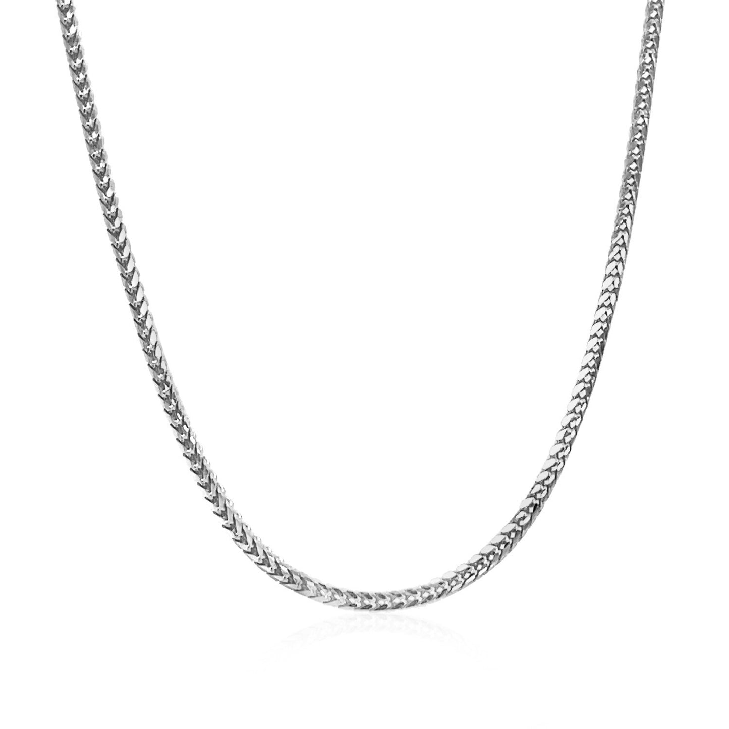 18k White Gold Franco Chain (1.60 mm)