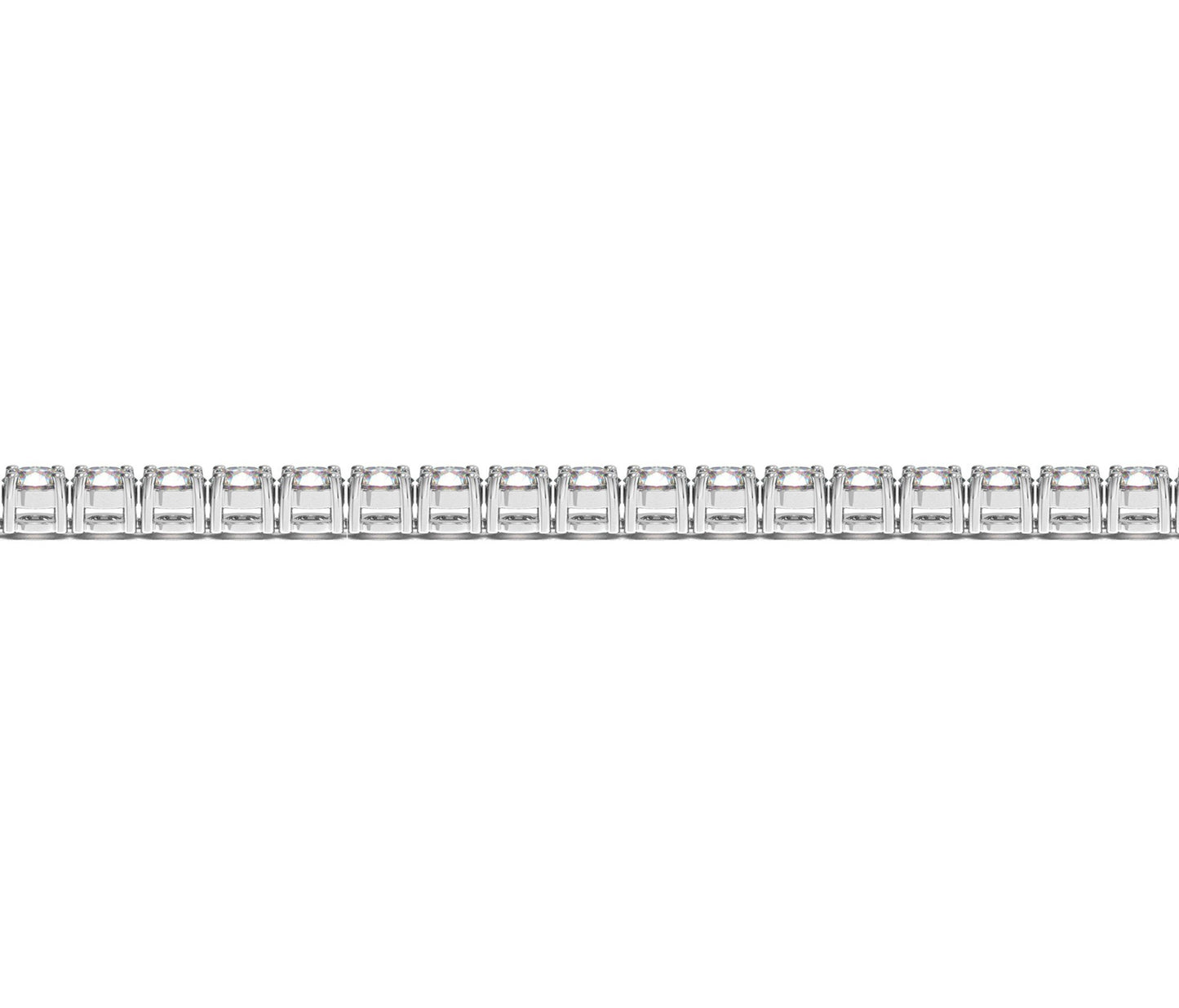 Lab Grown Round Diamond Tennis Bracelet in 14k White Gold (7 cctw F/G  VS2/SI1)