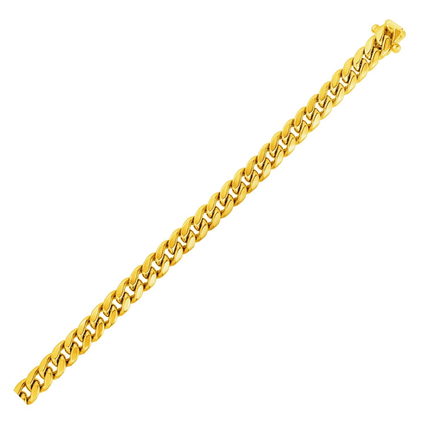 10k Yellow Gold Semi Solid Miami Cuban Chain (6.10 mm)