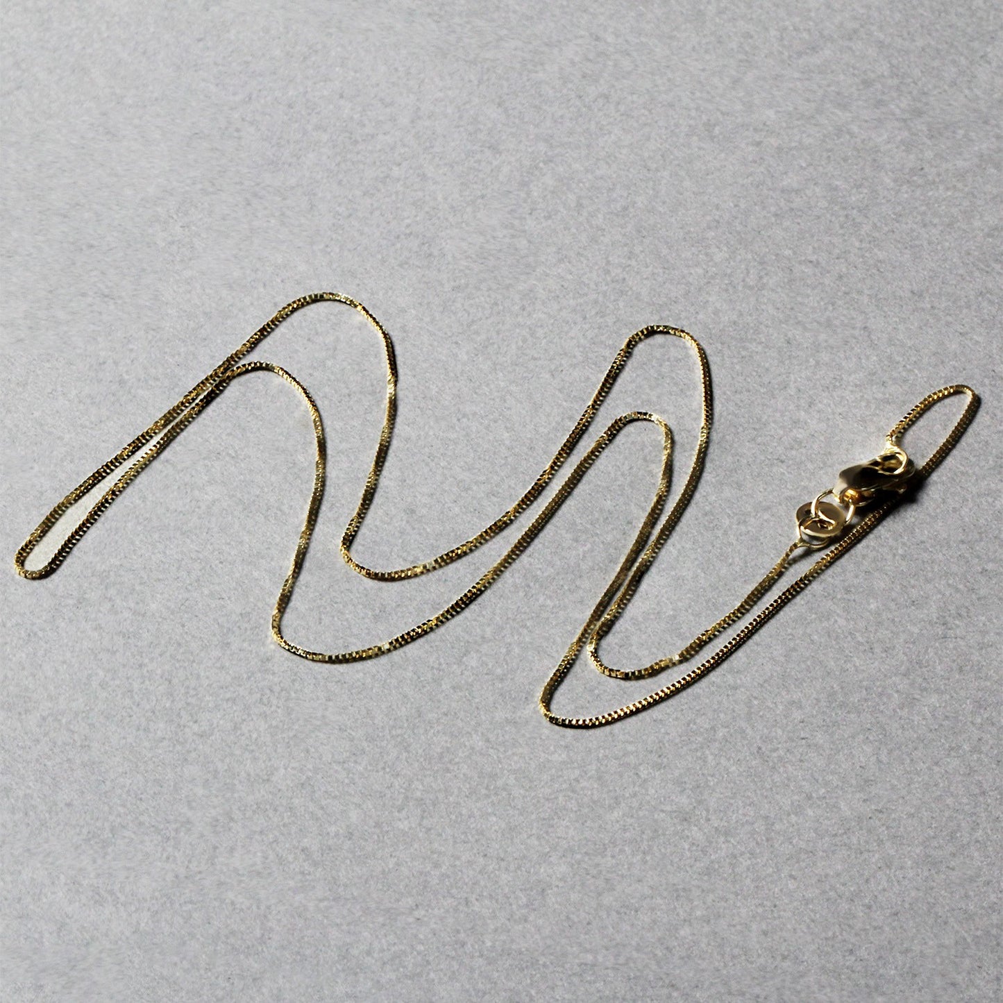 14k Yellow Gold Classic Box Chain (0.45 mm)