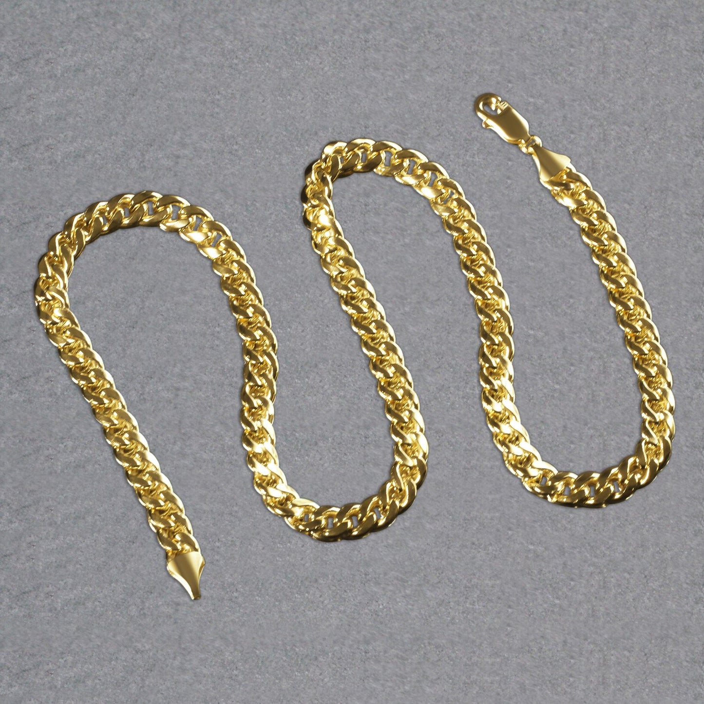 10k Yellow Gold Light Miami Cuban Chain (8.00 mm)