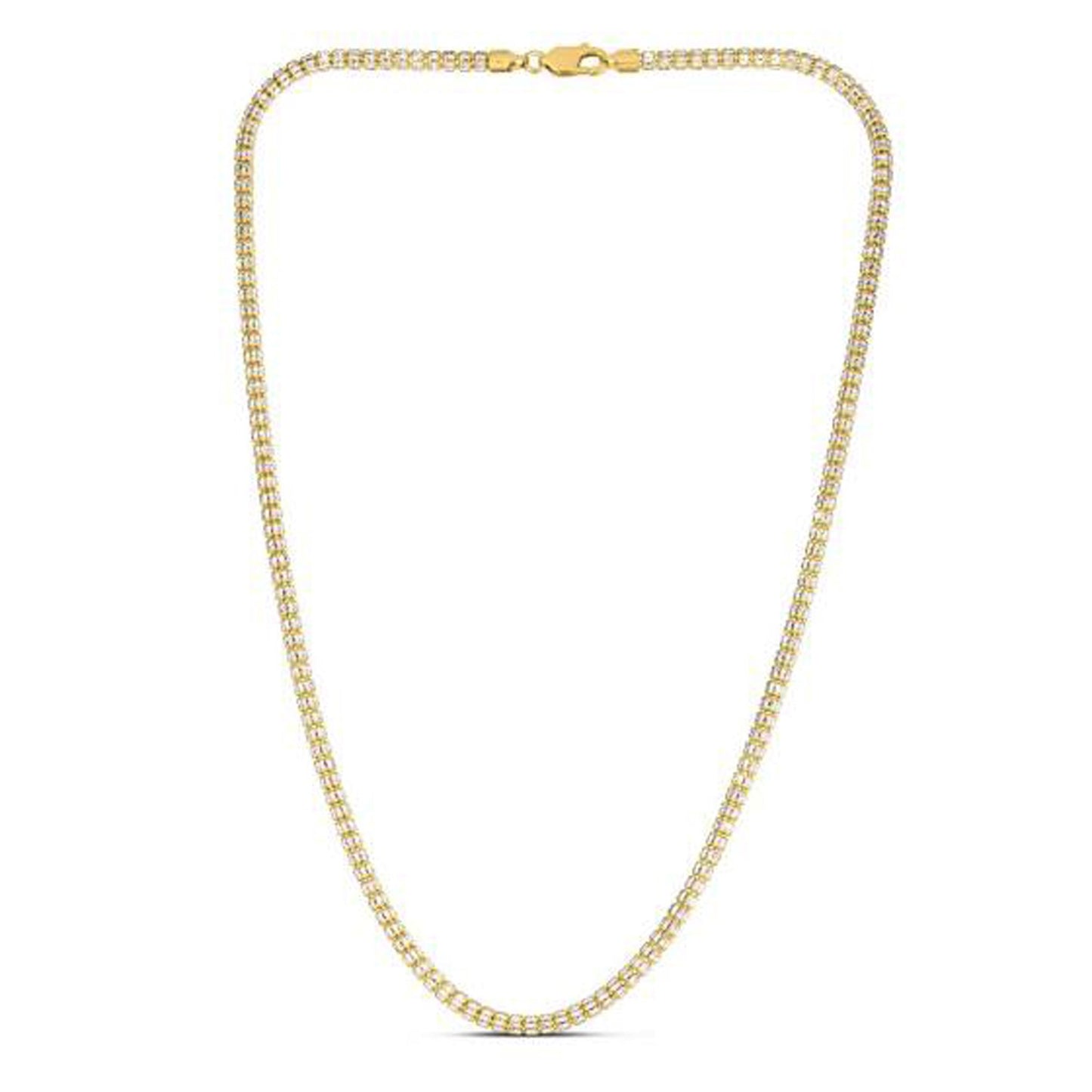 Ice Barrel Chain in 14k Yellow Gold (3.23 mm)