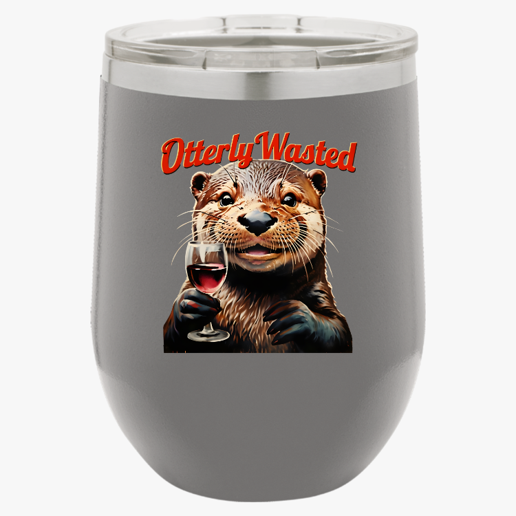 Otterly Wasted Wine Tumbler