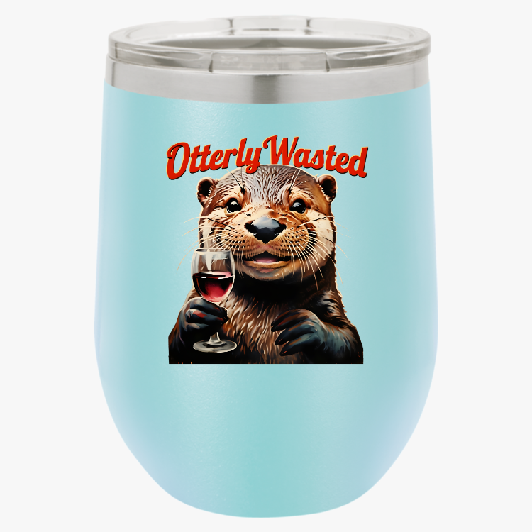 Otterly Wasted Wine Tumbler