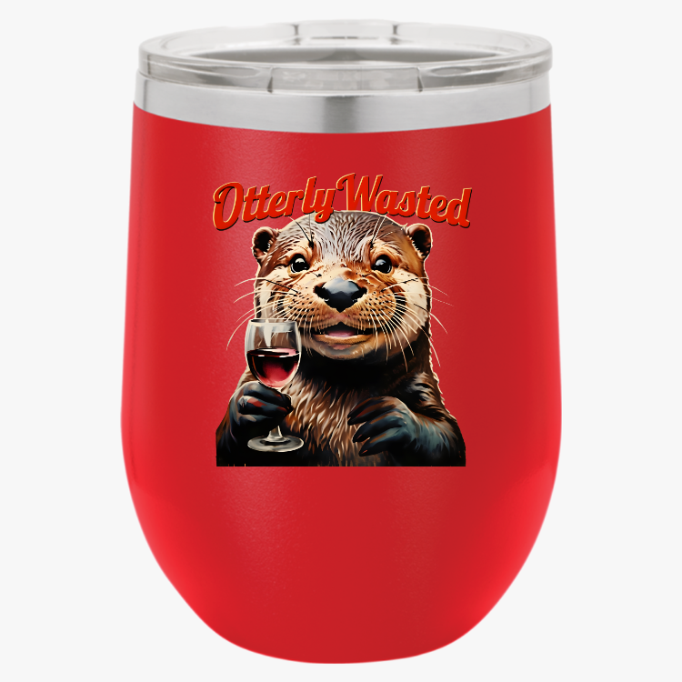 Otterly Wasted Wine Tumbler