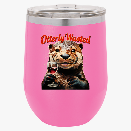 Otterly Wasted Wine Tumbler