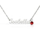 Personalized Name Necklace with Birthstone for Your Wife