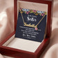 Custom Birthstone Name Necklace for Sister