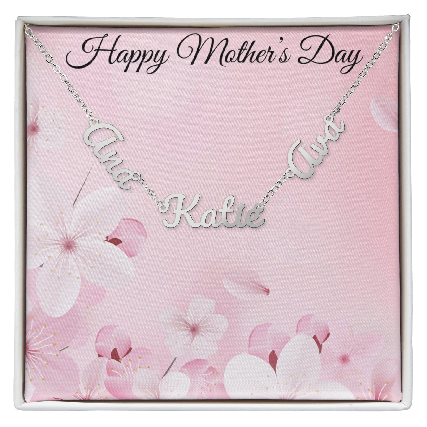 Personalized Multi Name Necklace for Mother's Day
