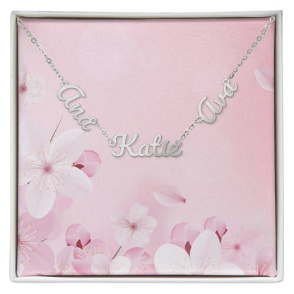 Carry Their Names Close – Personalized Multi Name Necklace