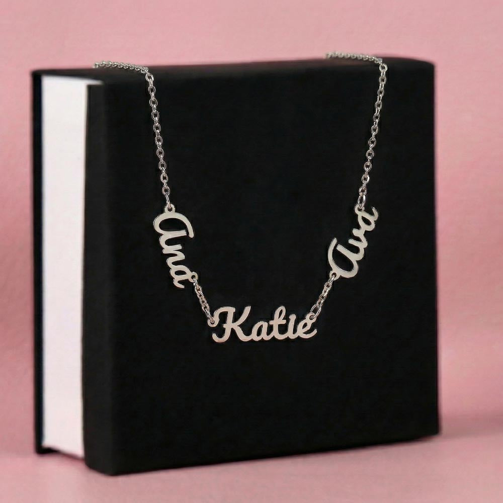 Carry Their Names Close – Personalized Multi Name Necklace