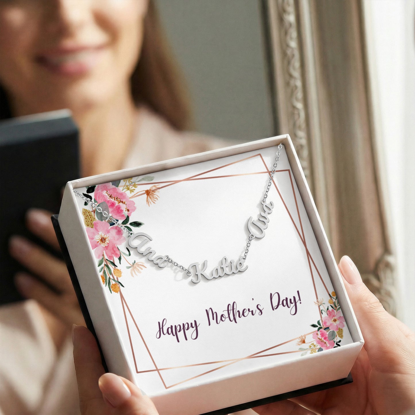Personalized Multi Name Necklace for Mom