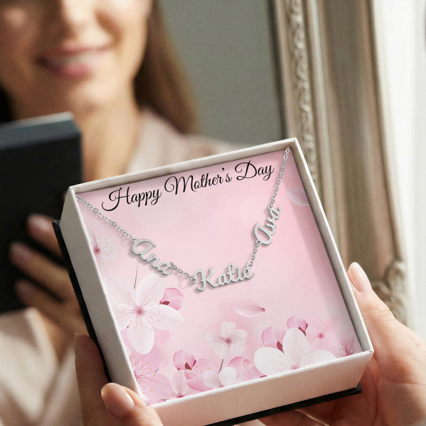 Personalized Multi Name Necklace for Mother's Day