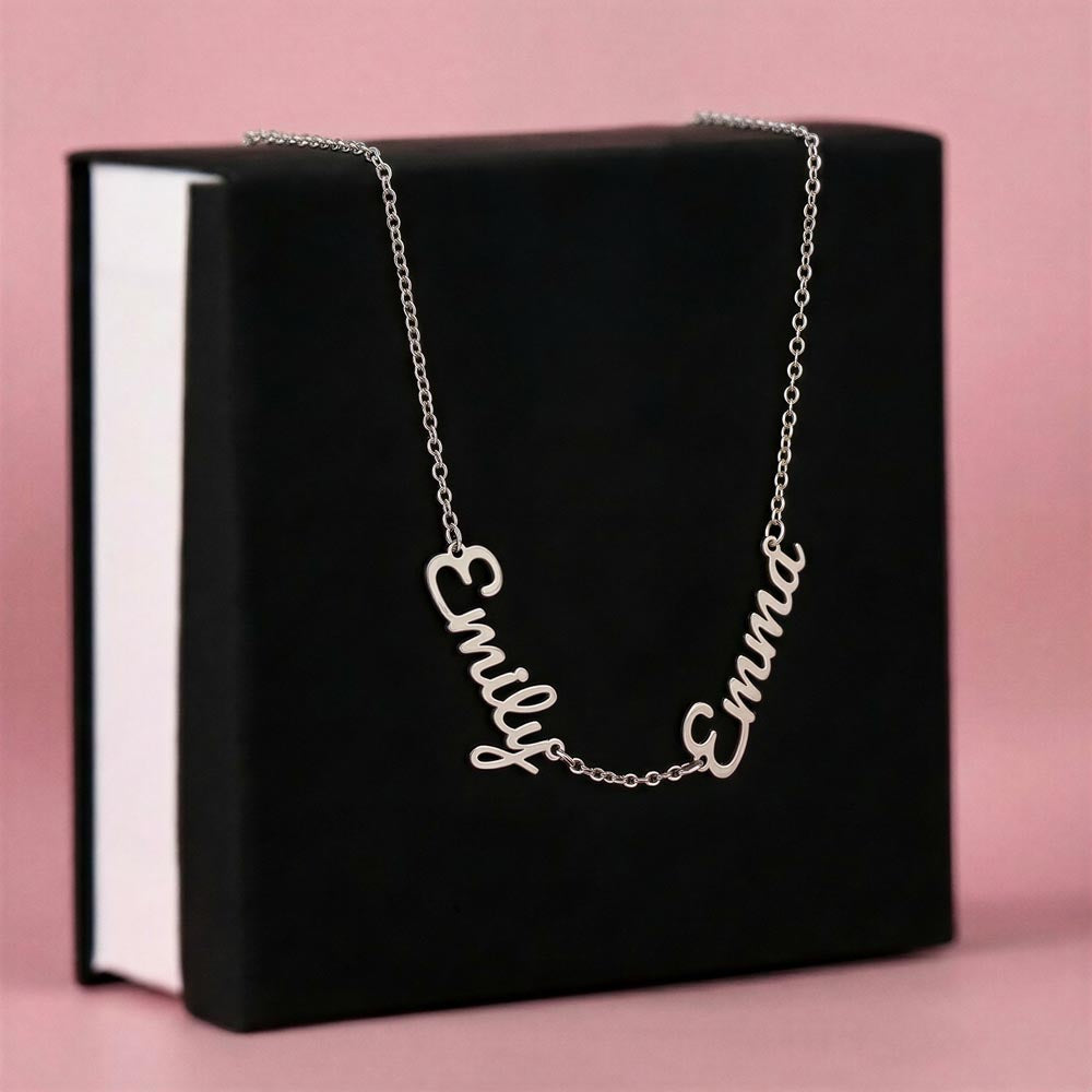 Personalized Multi Name Necklace for Mother's Day