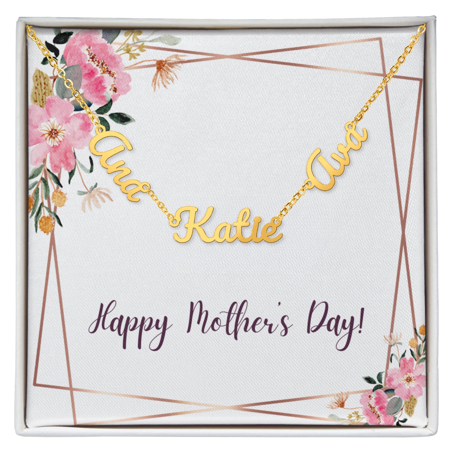 Personalized Multi Name Necklace for Mom