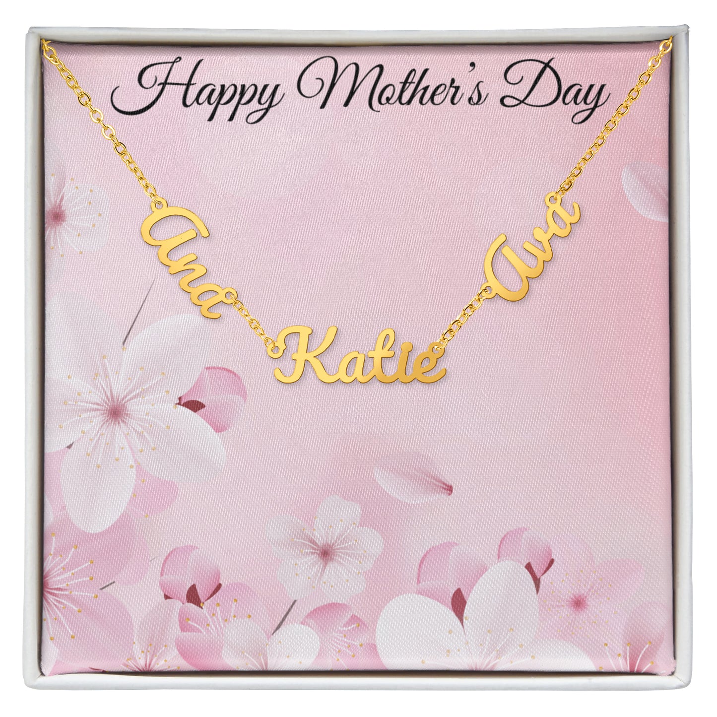 Personalized Multi Name Necklace for Mother's Day