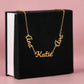 Personalized Multi Name Necklace for Mother's Day