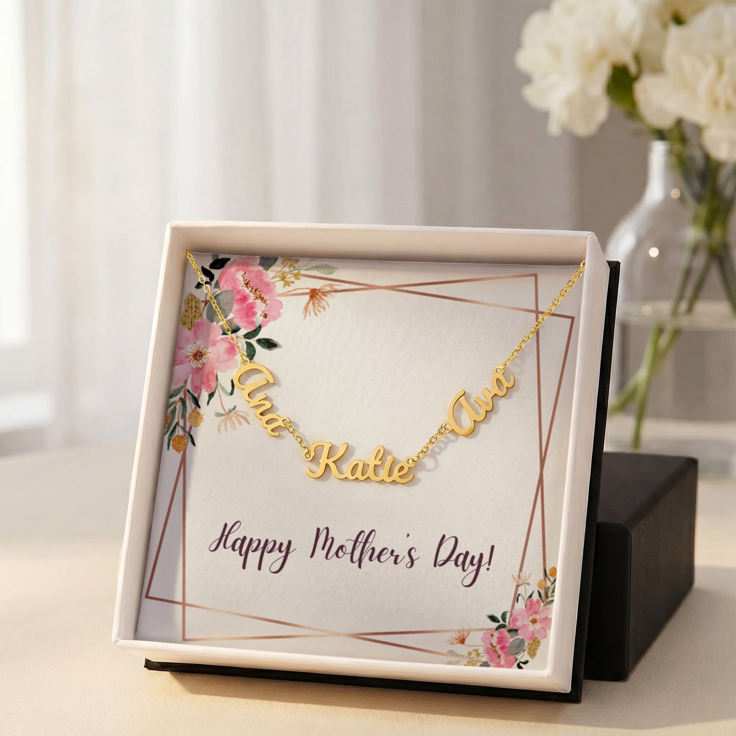 Personalized Multi Name Necklace for Mom