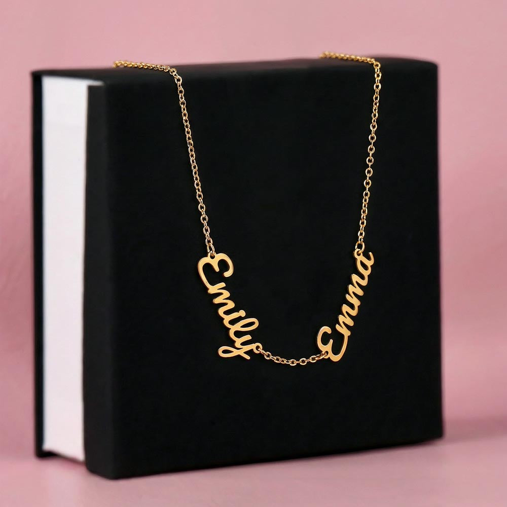 Carry Their Names Close – Personalized Multi Name Necklace