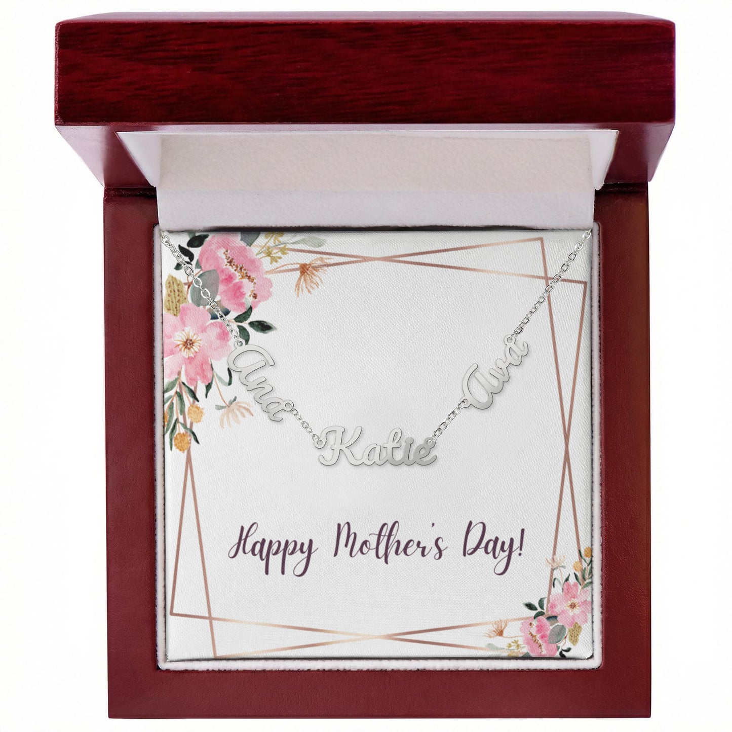 Personalized Multi Name Necklace for Mom