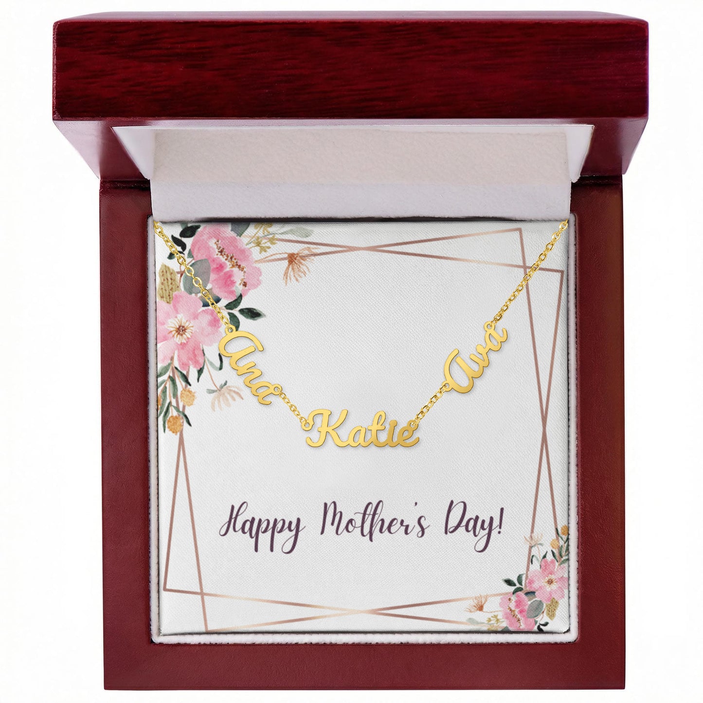 Personalized Multi Name Necklace for Mom