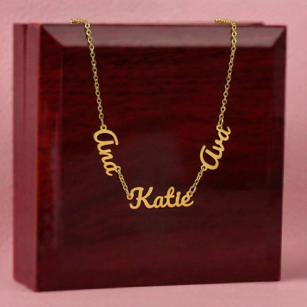 Personalized Multi Name Necklace for Mother's Day
