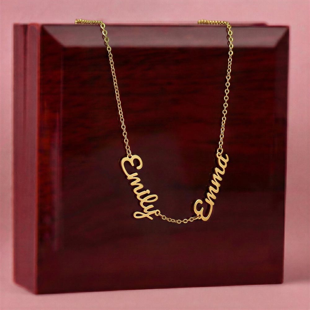 Personalized Multi Name Necklace for Mom