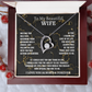 To My Beautiful Wife Forever Love Necklace