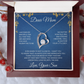Dear Mom Forever Love Necklace from Son