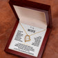 To My Wife- I LOVE YOU ALWAYS & FOREVER Love Necklace