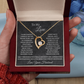 To My Love, Forever Love Necklace For Wife