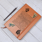 Builder or Wrecker Poem Leather Journal