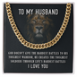 To My Forever Love – Cuban Link Chain Gift for Husband