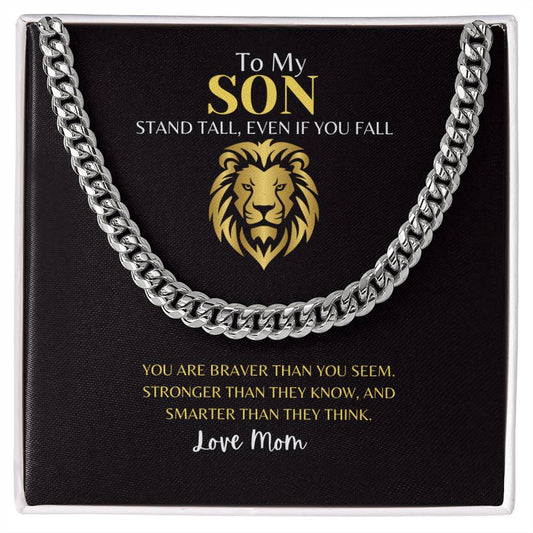 Cuban Chain for Son from Mom