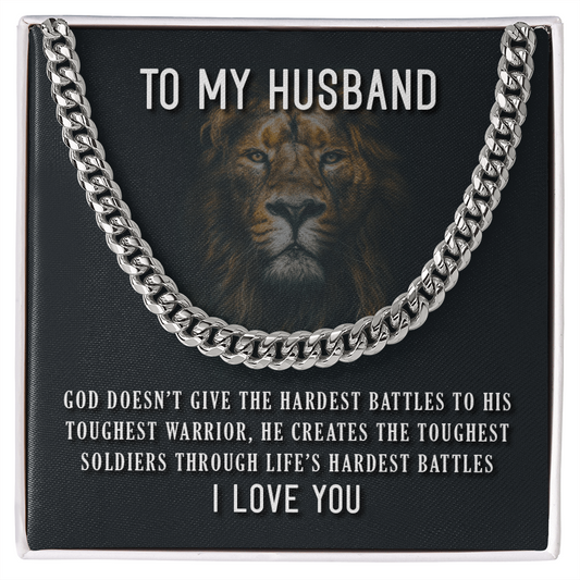 To My Forever Love – Cuban Link Chain Gift for Husband
